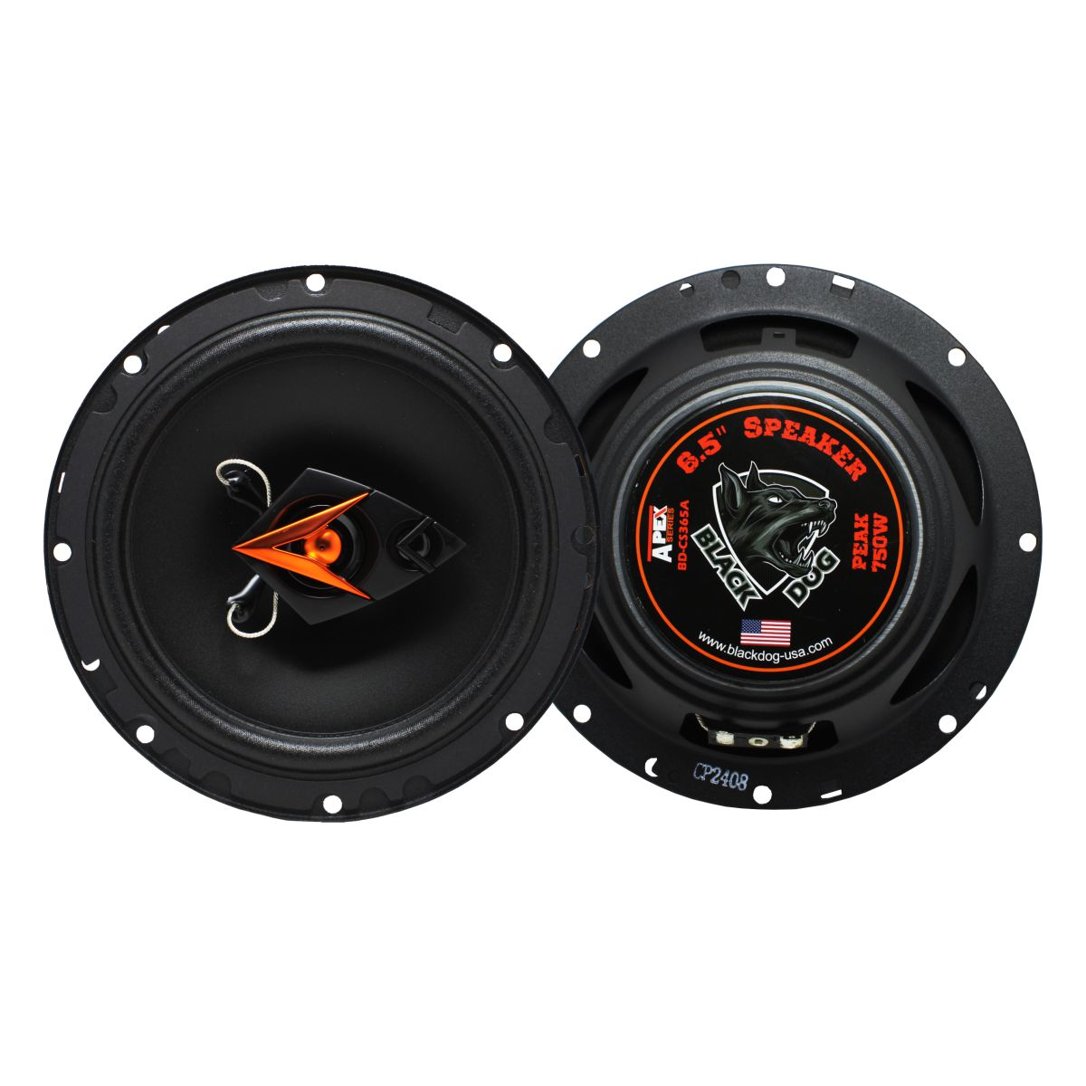 Black Dog Apex Series 6.5" Car Speaker- 750w