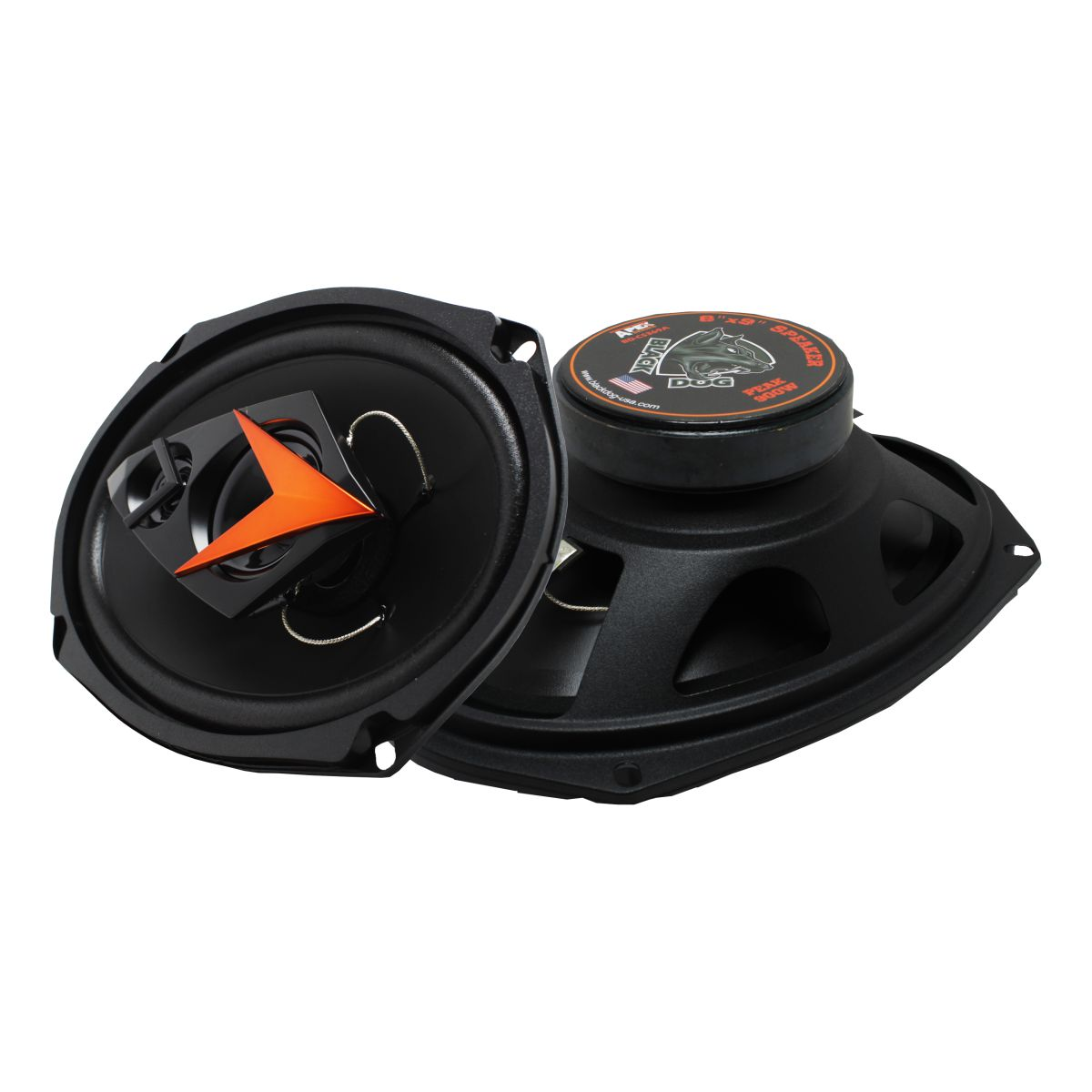Black Dog Apex Series 6” x 9" Car Speaker- 900W