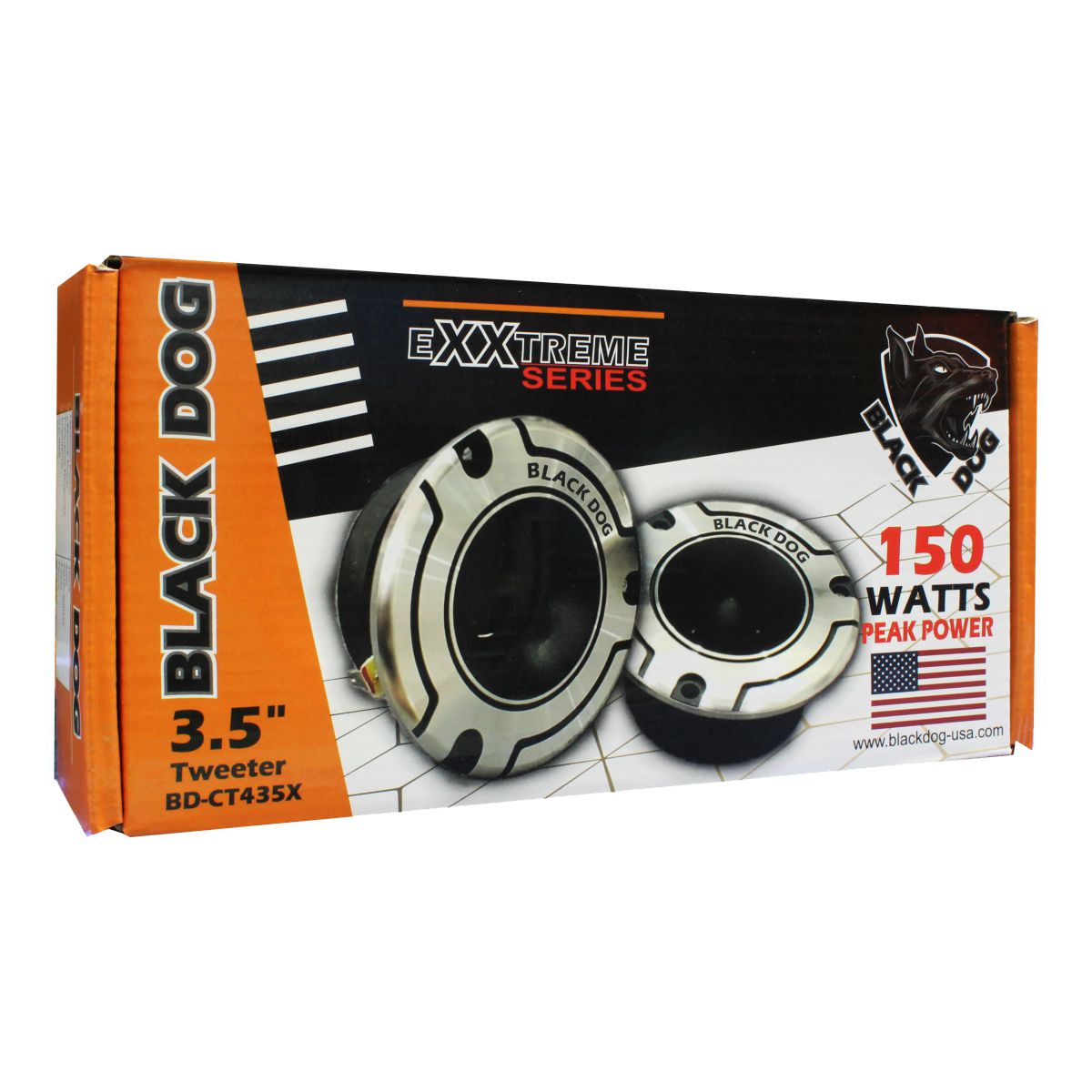 Black Dog 3.5" Car Tweeter-150w