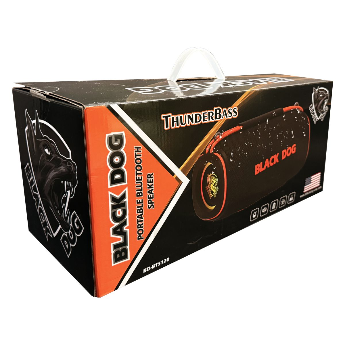 Portable Black Dog Speakers- ThunderBass Series