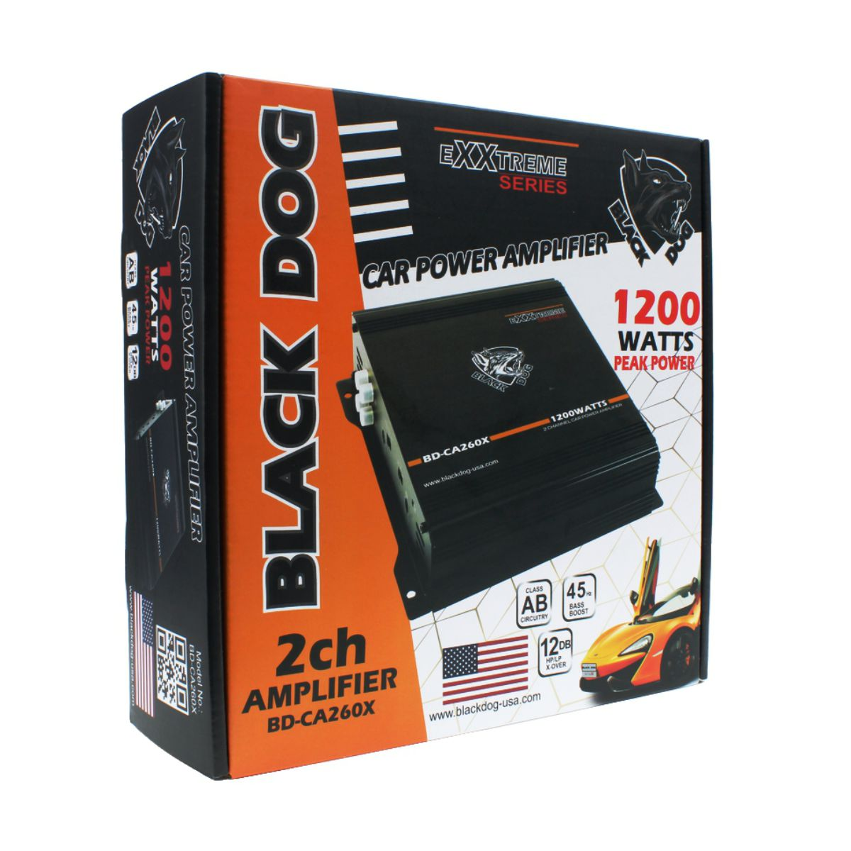Black Dog 2 Channel 1200w Amplifier