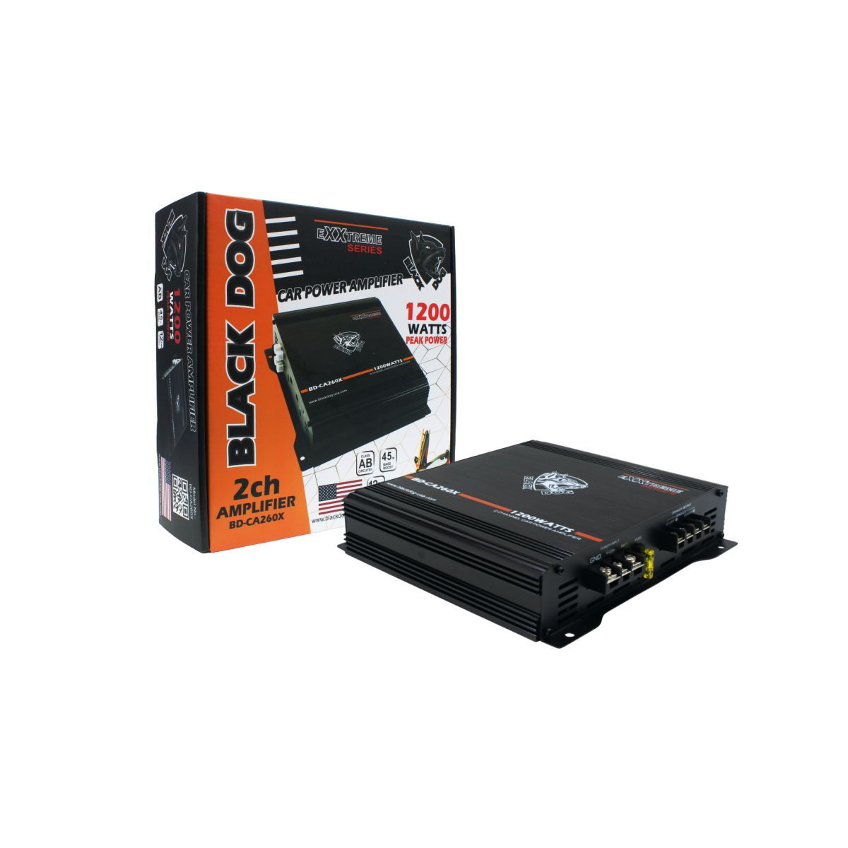 Black Dog 2 Channel 1200w Amplifier