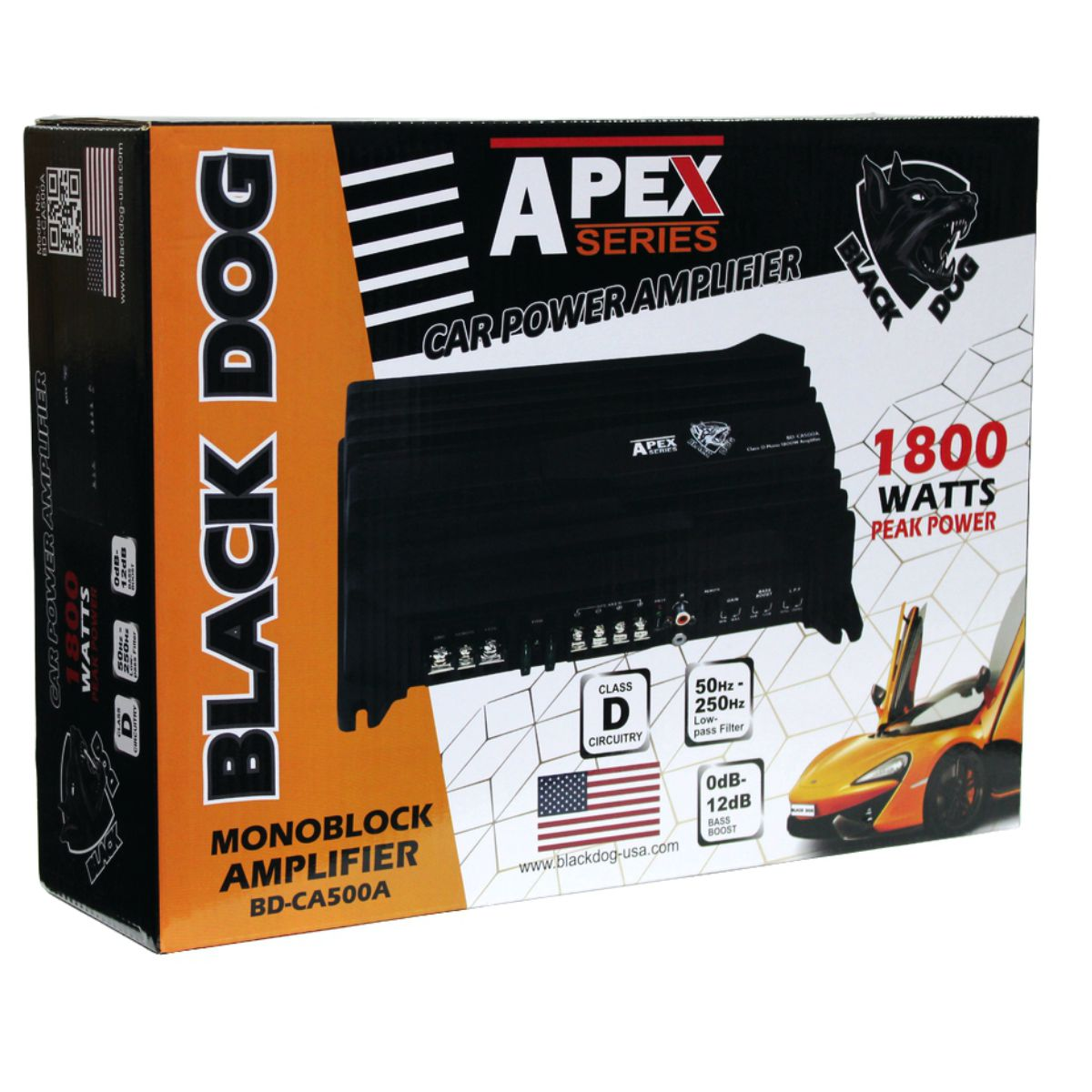 Black Dog APEX Class- D Mono 1800w Amplifier