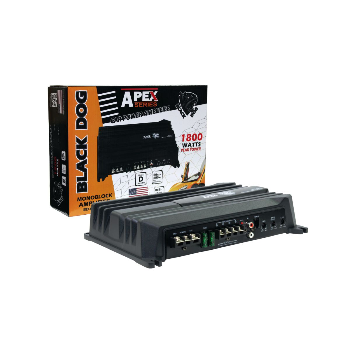 Black Dog APEX Class- D Mono 1800w Amplifier