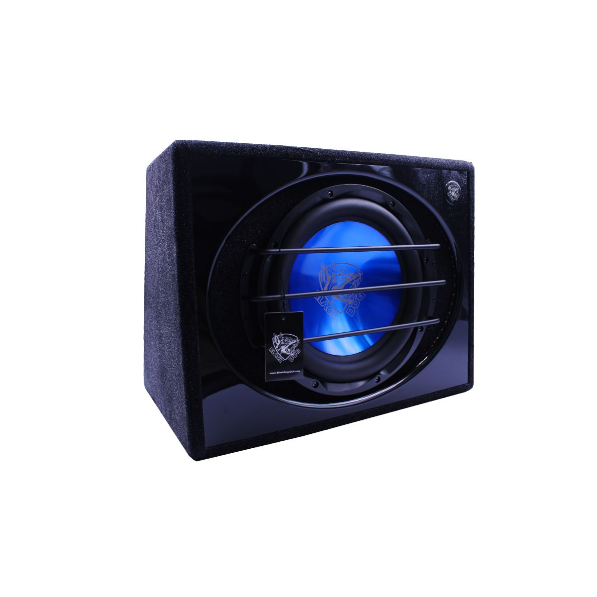 Black Dog 12" 1500w Built- In Amplifier and Woofer with Lights
