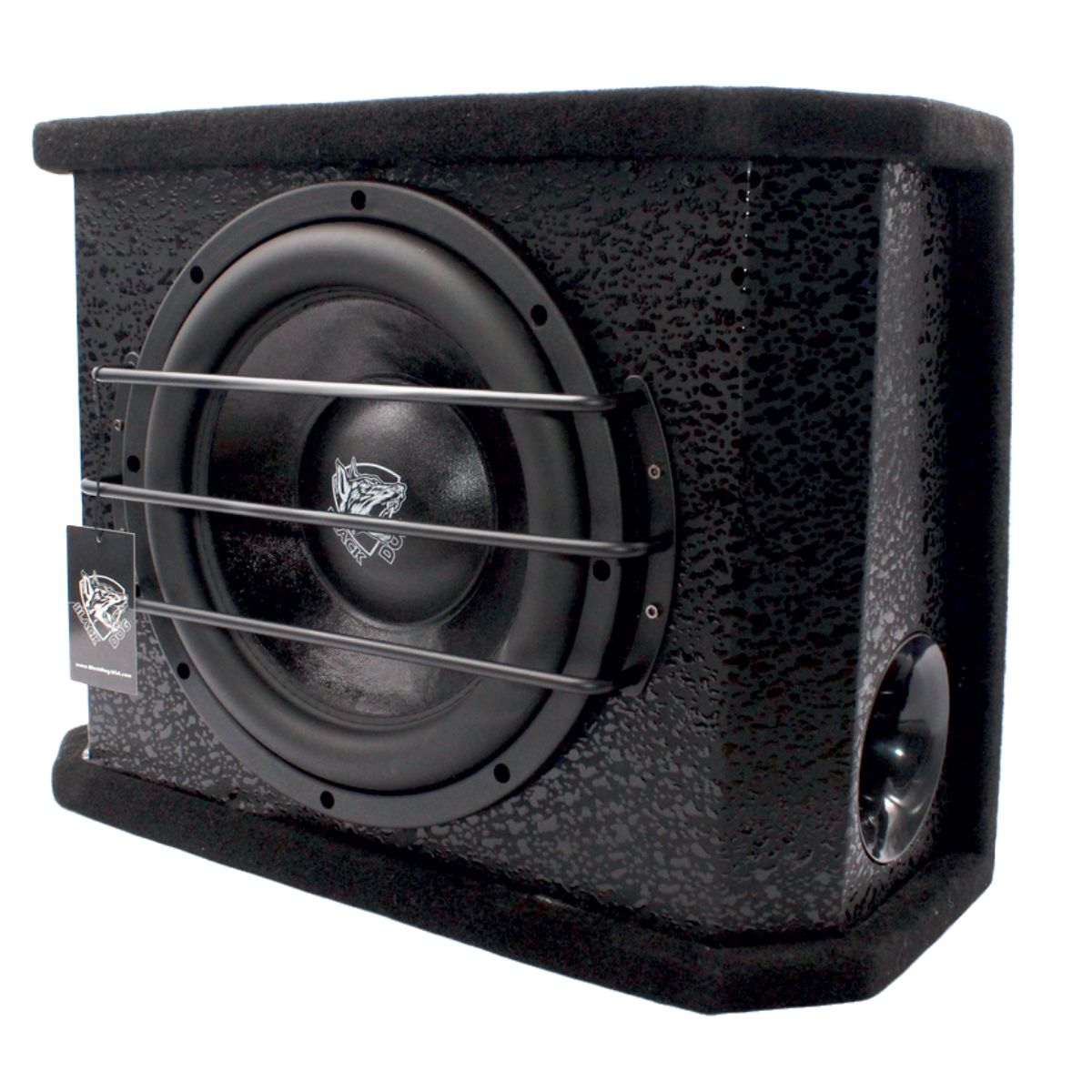 Blalck Dog 12" 1600w Built-In Amplifier and Woofer- Slim