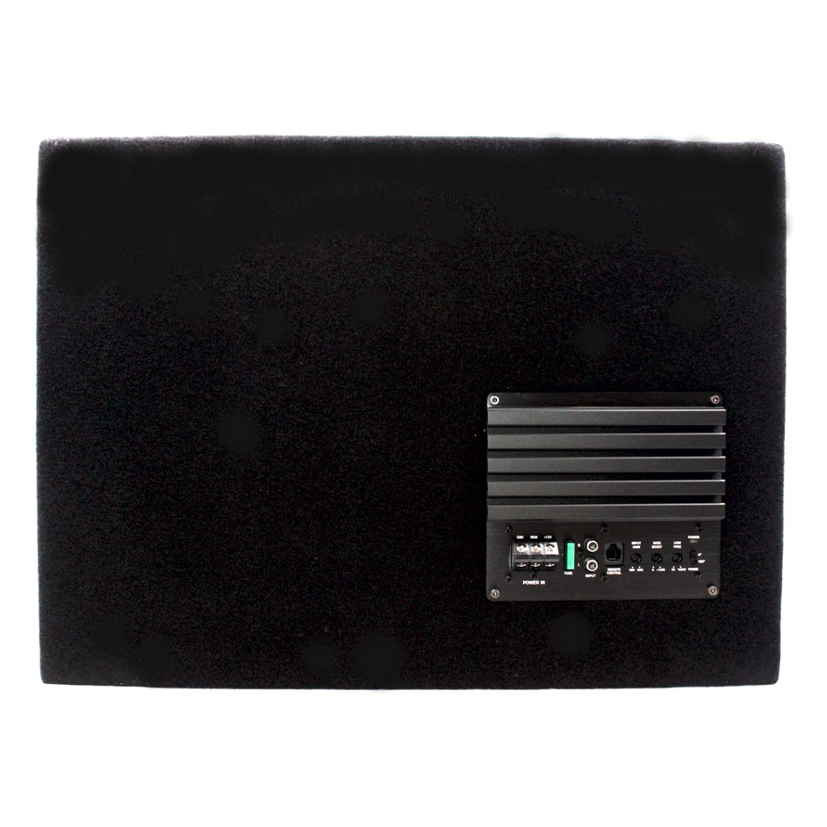 Blalck Dog 12" 1600w Built-In Amplifier and Woofer- Slim