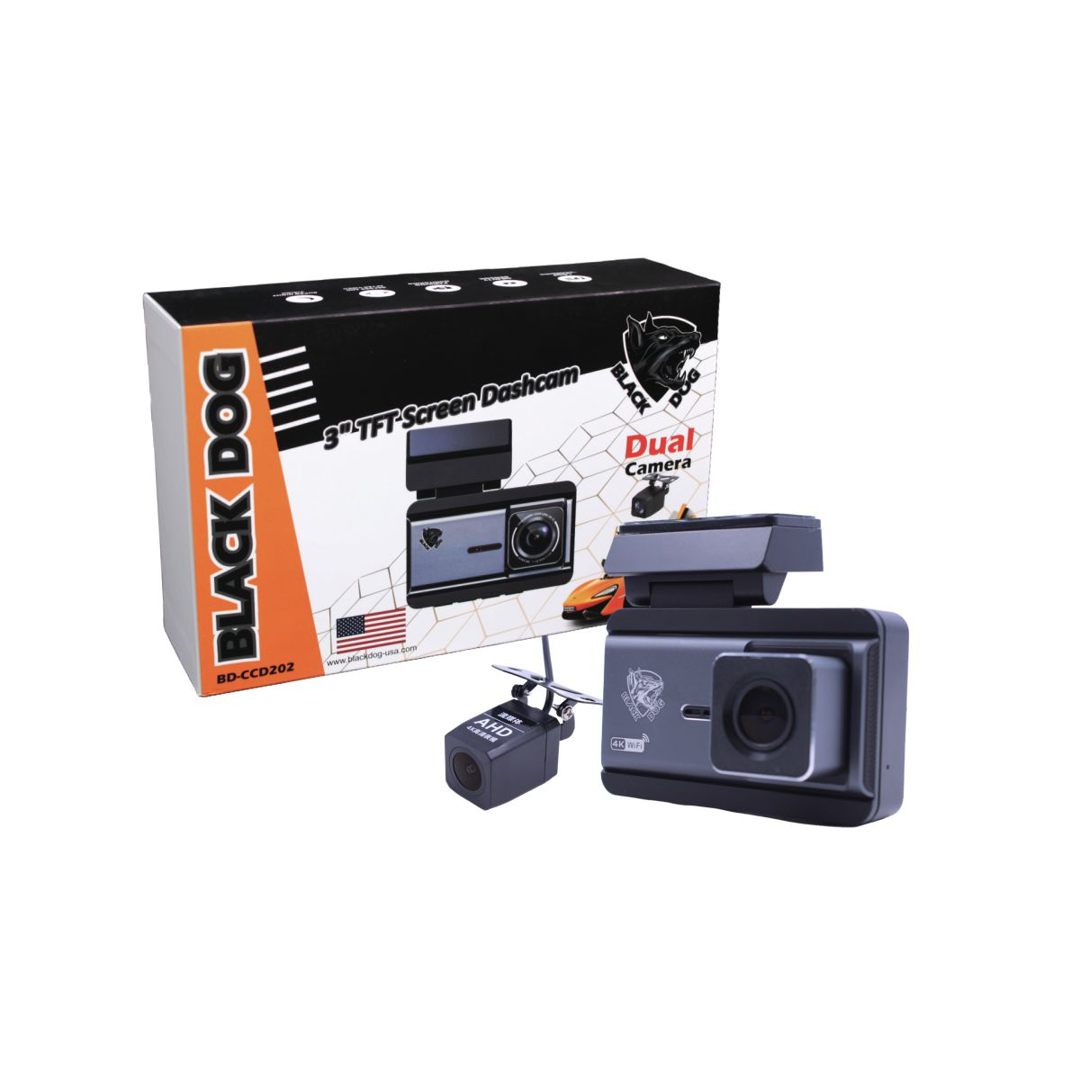 Black Dog Wifi Dash Camera