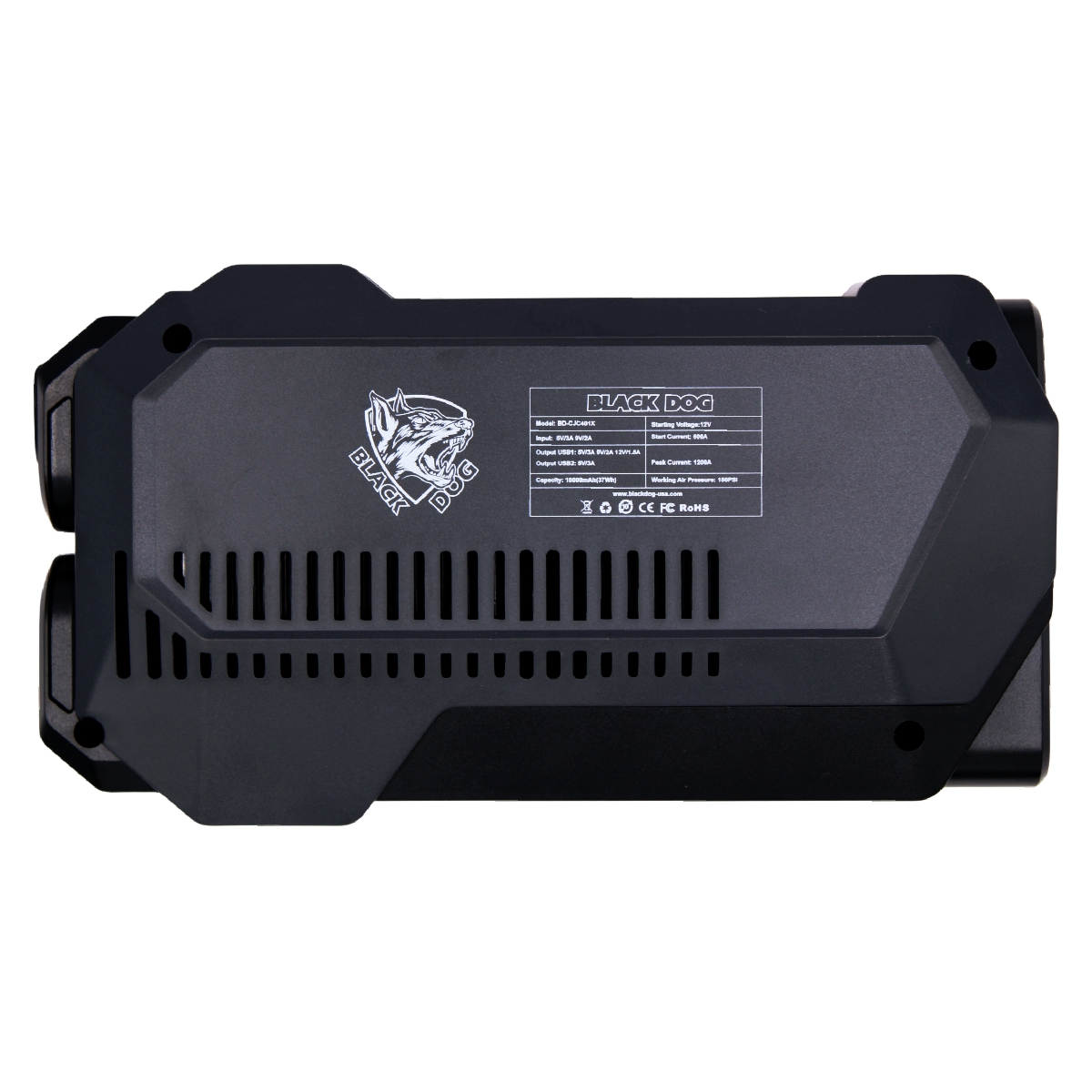 Black Dog 4 in 1 Jump Starter with Compressor- Exxtreme Series