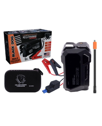 Black Dog 4 in 1 Jump Starter with Compressor- Exxtreme Series