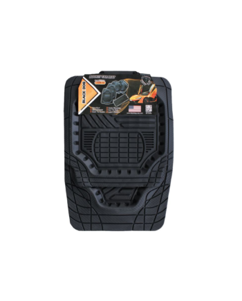 Universal Black Dog Bucket Car Mat- 5pcs Set