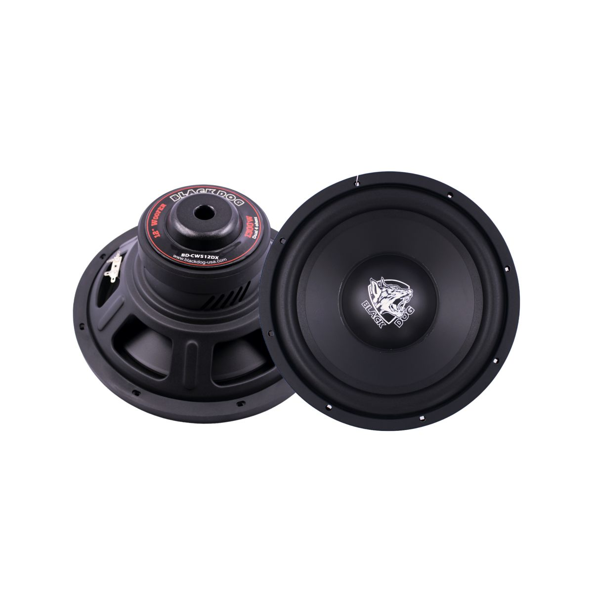 Black Dog 12" Dual Coil Subwoofer- 1300w