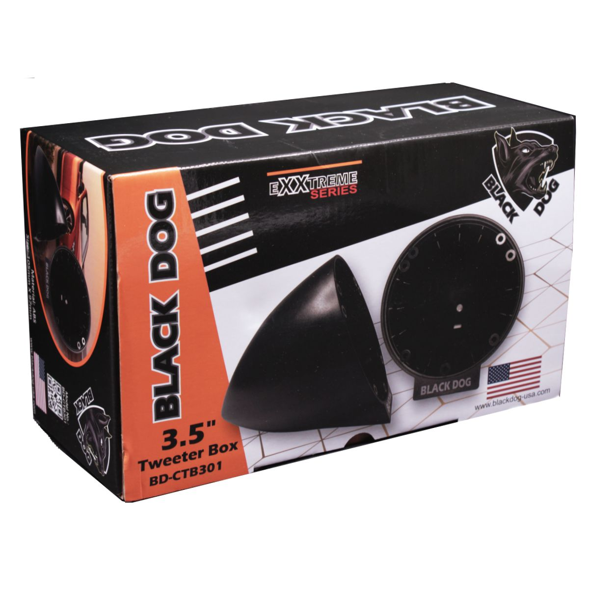 Black Dog 3.5" Tweeter Box