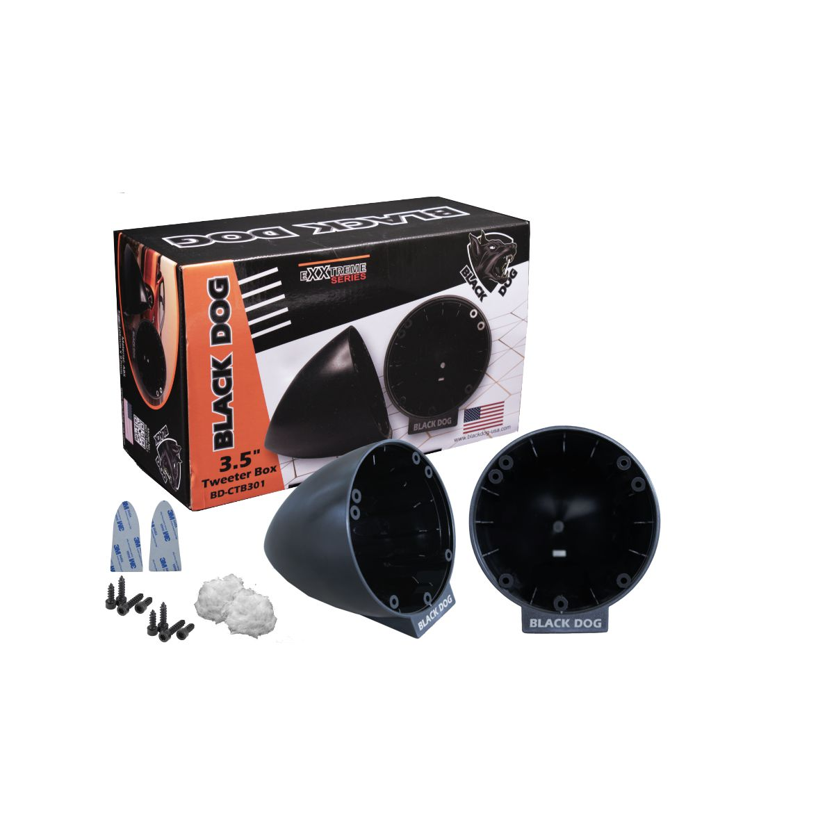 Black Dog 3.5" Tweeter Box