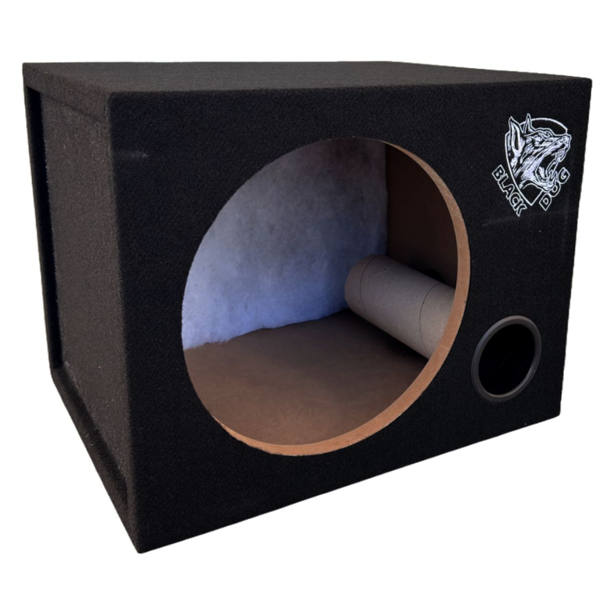 Black Dog 12" Woofer Box- Round Port