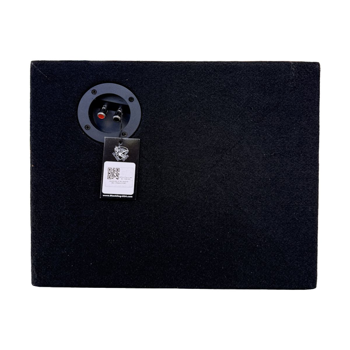 Black Dog 12" SPL Woofer Box- Straight Port