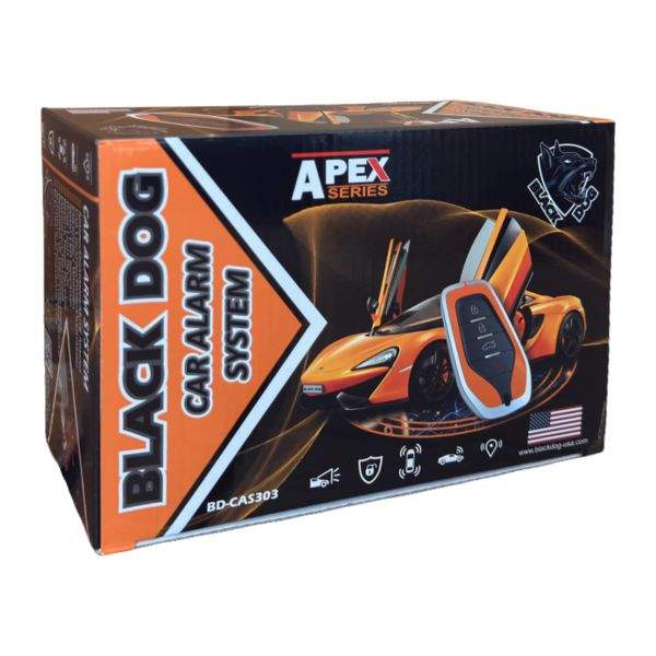 Black Dog Car Alarm System- Apex Series