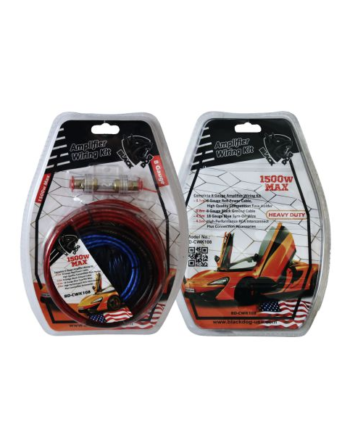 Black Dog 1500w 8 Gauge Amplifier Wiring Kit