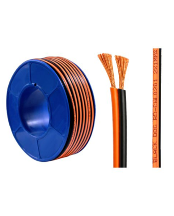 Black Dog 2 Core twin Cable (50m/Roll) 2X1.0mm²
