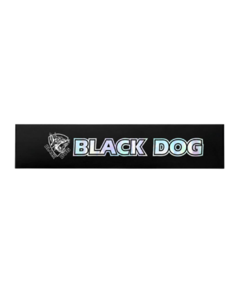 Black Dog Car Windscreen Sticker