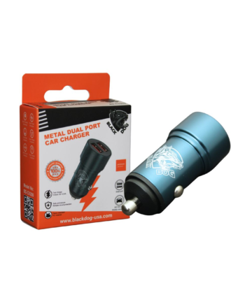 Black Dog Dual Port Car Charger