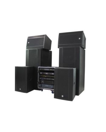 15" PA Speakers x 4 and Dual 18" Passive Woofer x 2 with Digital Amplifier- 37,840w